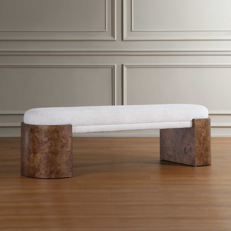 Thorian - Bench - Brown / Off-White