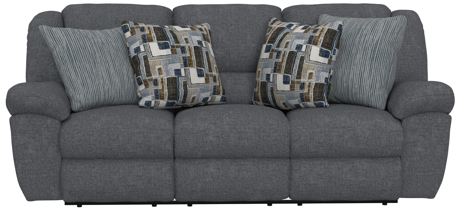 Trifecta - Sofa With 3 Recliners and Drop Down Table