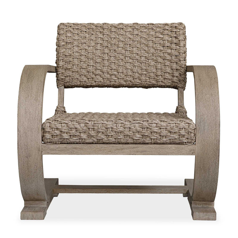 Rehema - Outdoor Wicker Lounge Chair - Gray