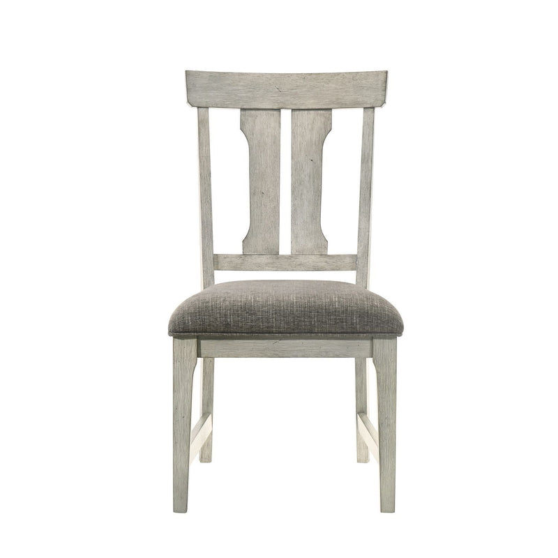 Hallendale - Splat Back Side Chair - Gravel Wash