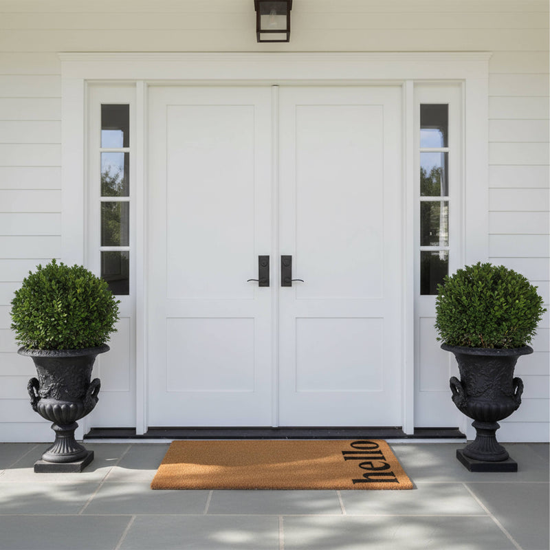 Vertical Hello Doormat