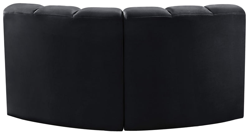 Arc - Velvet 2 Piece Modular Sofa