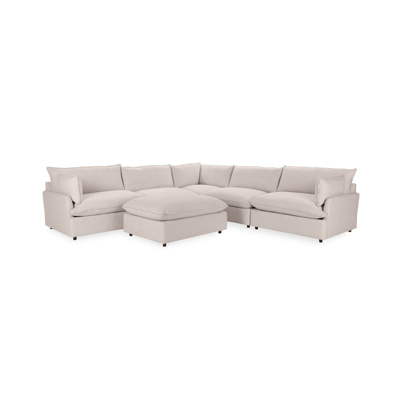 Caplan - 6 Piece Modular Sectional With Ottoman