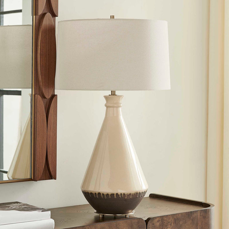 Banham - Table Lamp - Brown,Gray