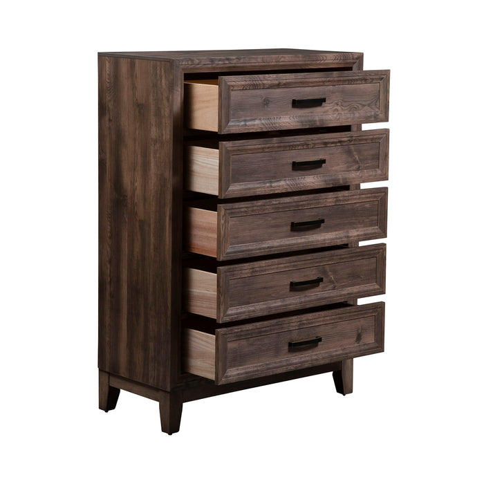 Ridgecrest - 5 Drawer Chest - Light Brown