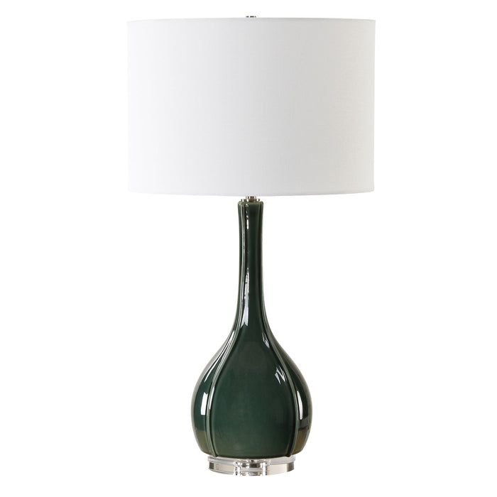 Essex - Green Glass Table Lamp