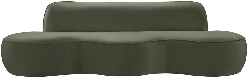 Swerve - Velvet 101" Upholstered Sofa