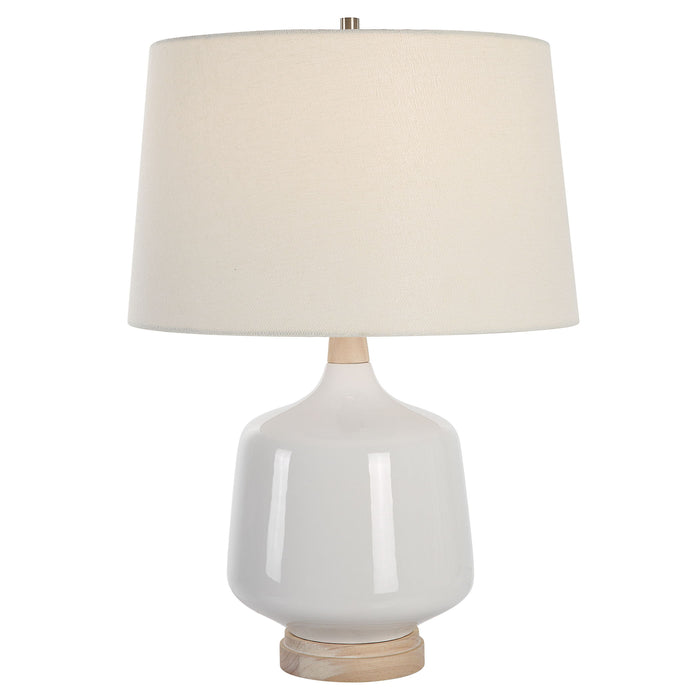 Opal - Table Lamp - Gloss White