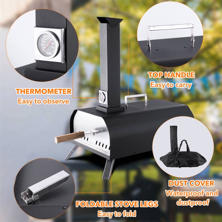 Outdoor Wood-Fired Pizza Oven