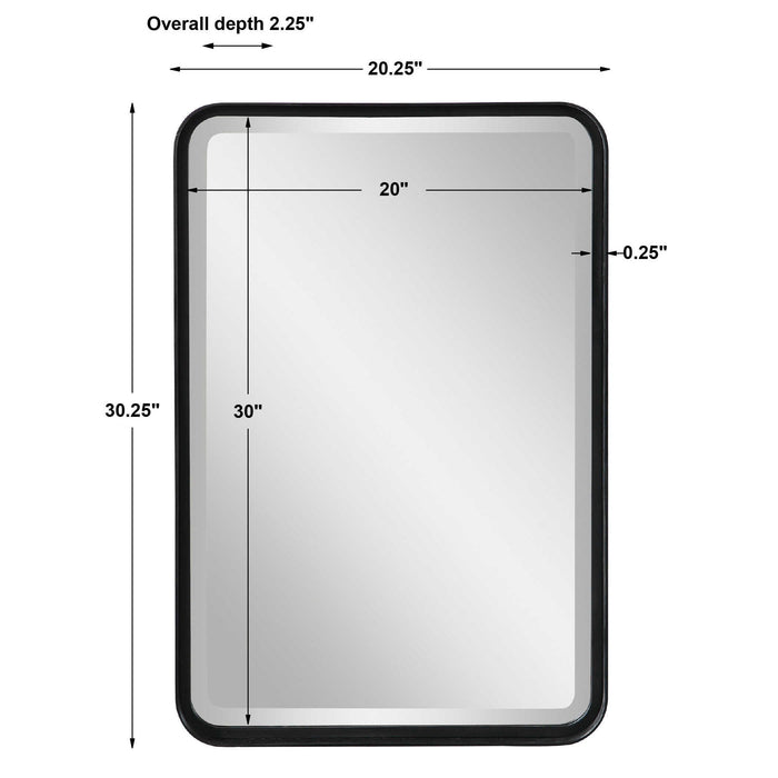 Croften - Vanity Mirror - Black