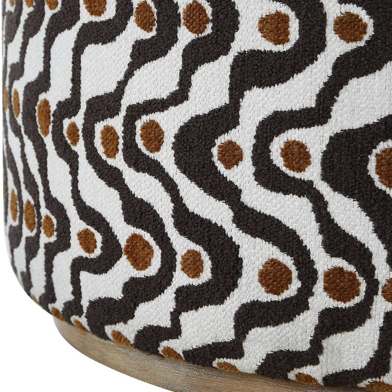 Cas - Plush Ottoman - Espresso