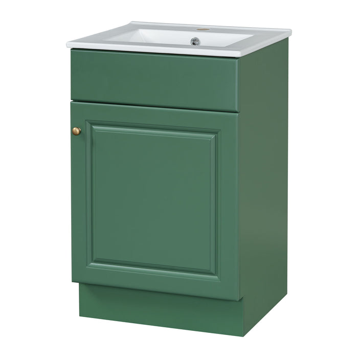 Bathroom Vanity With Sink, Cabinet With Adjustable Shelf