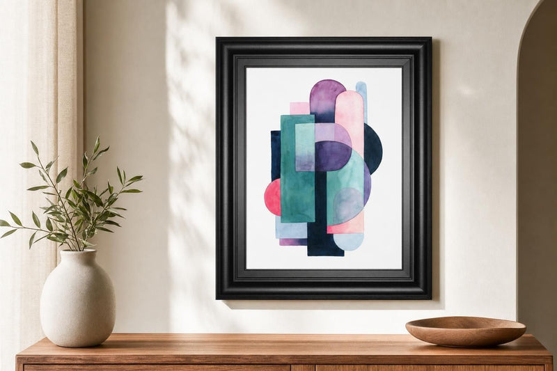 22x26 Urban Deco II By Grace Popp - Purple