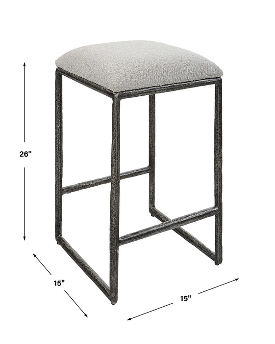 Brisbane - Counter Stool - White