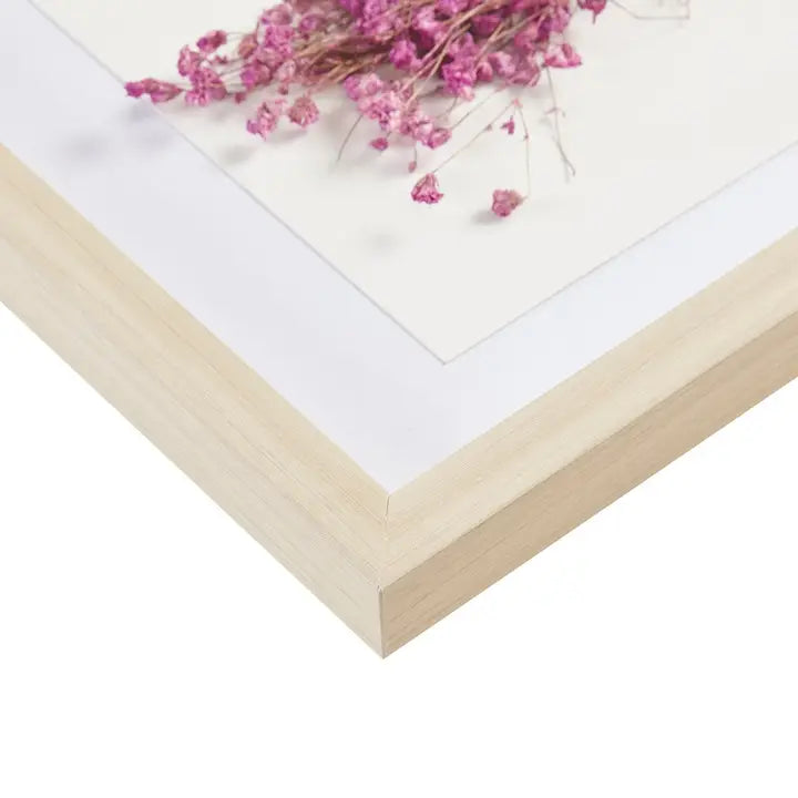Fresh Flowers Floral Shadowbox Wall Art Décor | Set of 2 | 12Wx24H Each