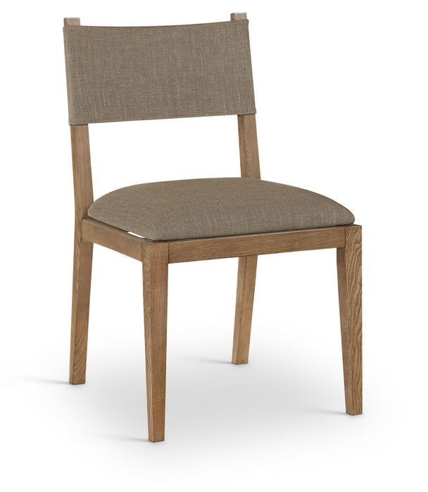 Avon - Linen Textured Performance Fabric Dining Side Chair (Set of 2)