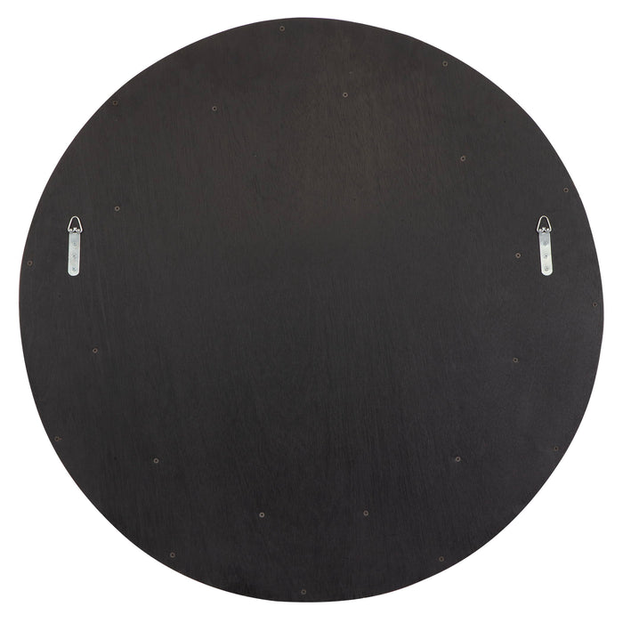 Dutton - Round Mirror - Dark Walnut