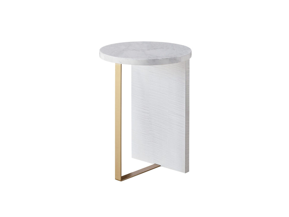 Tranquility - Miranda Kerr Home - Reverie Round Accent Table - White