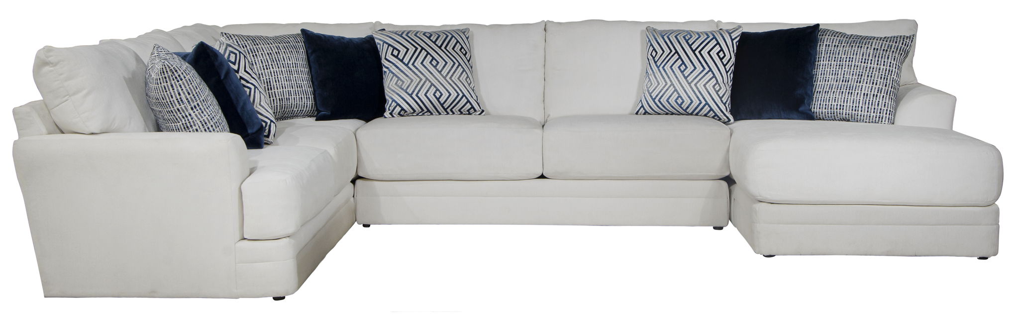 Polaris - Sectional With Comfort Coil Seating And Accent Pillows Included