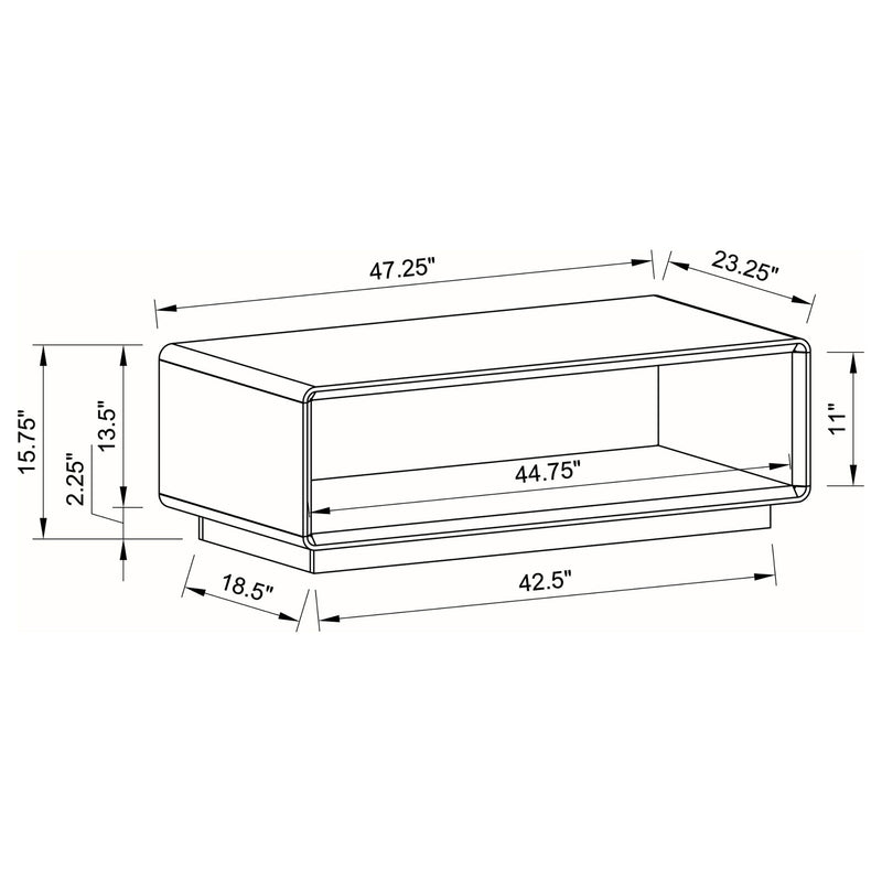 Fletcher - Table With Open Shelf