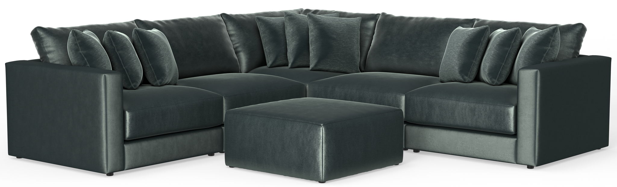 Remington - Modular Sofa And Cocktail Ottoman