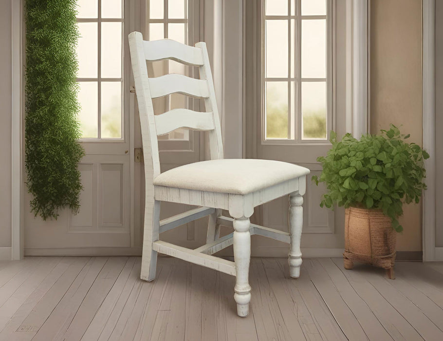 Stone - Chair With Turned Legs - Antique Ivory