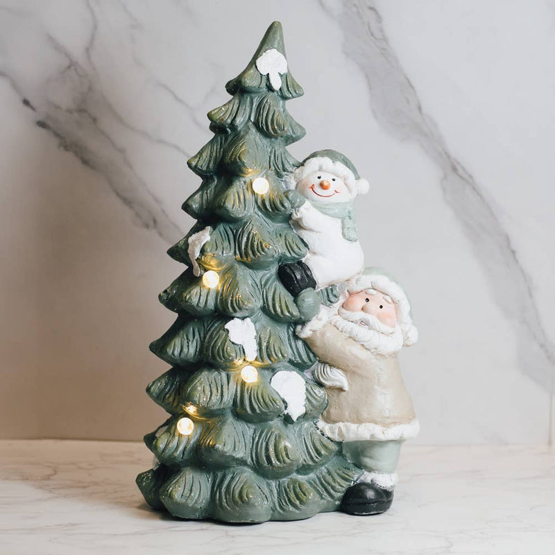 Mistletoe Santa Helper with LED Lights — Christmas, Holiday Decorations