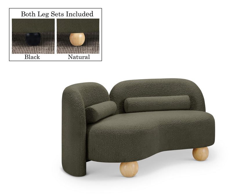 Daphne - Boucle Loveseat