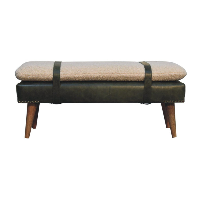 Buffalo - Hide Leather Bench