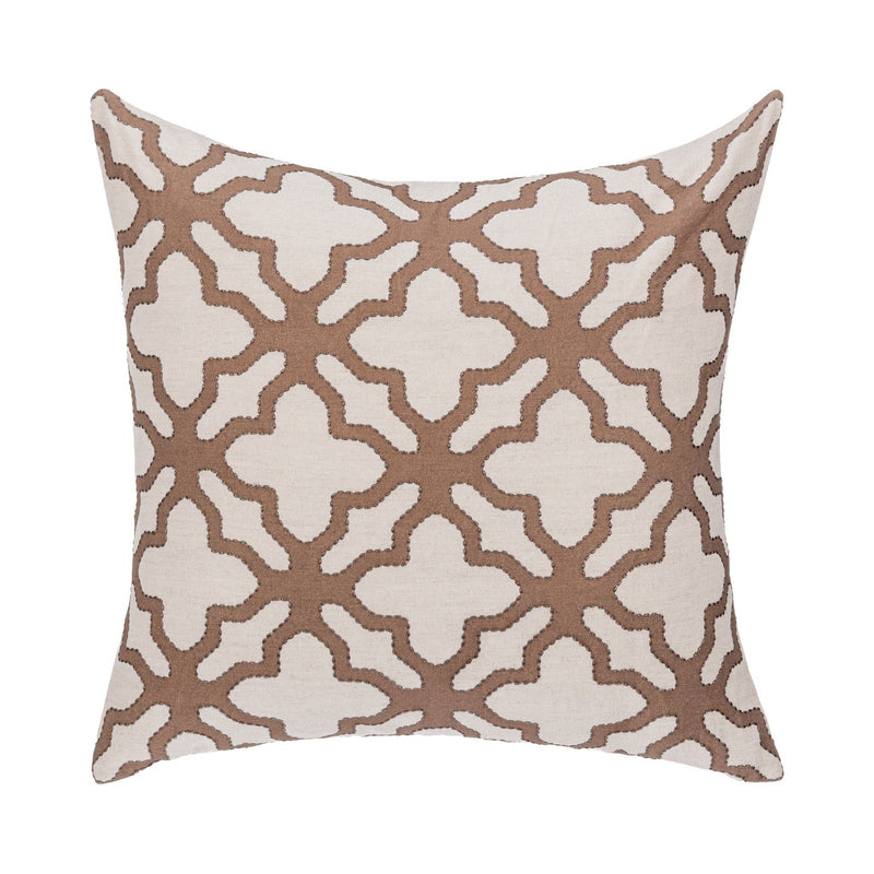 Mullan - 22" x 22"Pillow - Frothed Brown