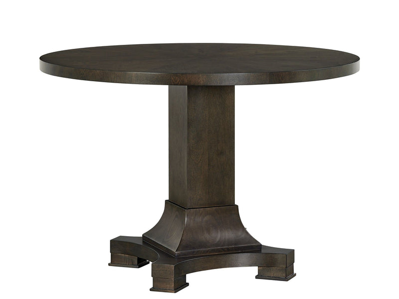 Fenwick - Pedestal Table - Dark Brown