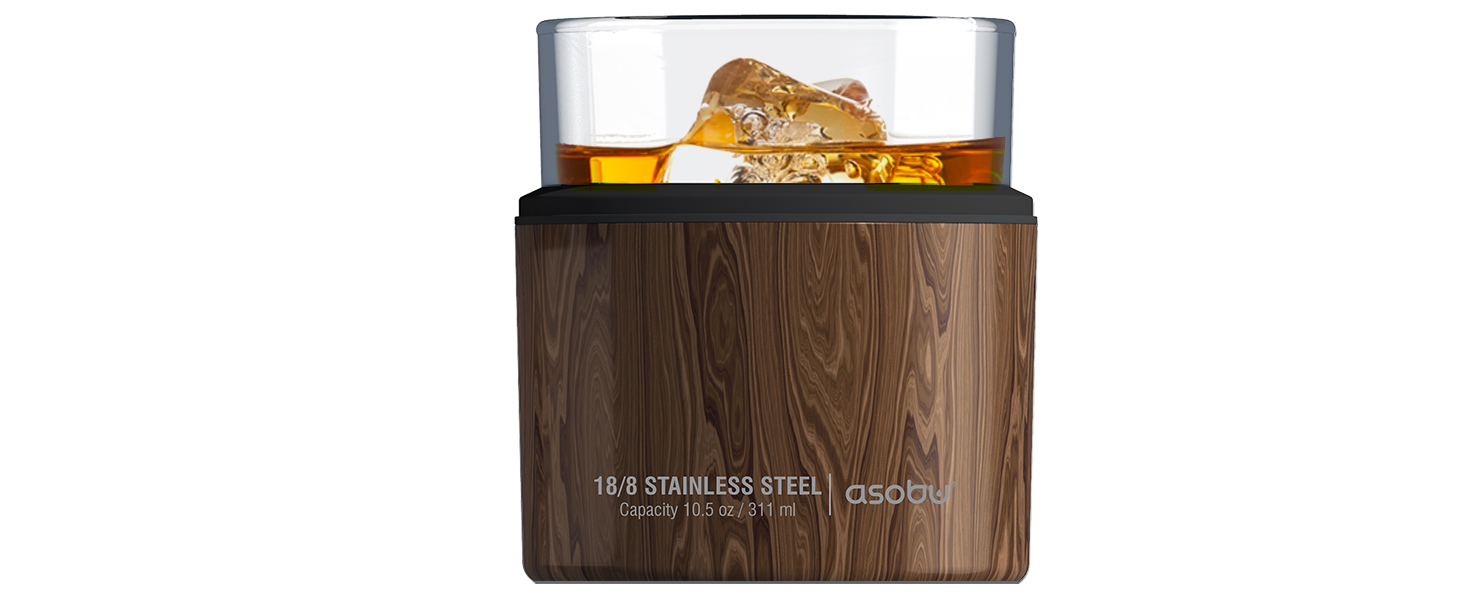 On the Rocks Whiskey Kuzie  10.5 oz.