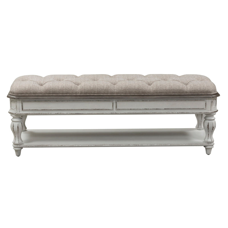 Magnolia Manor - Bed Bench - Antique White