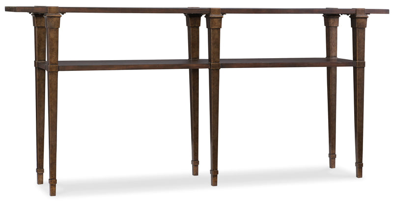 Commerce And Market - Skinny Console Table - Dark Brown