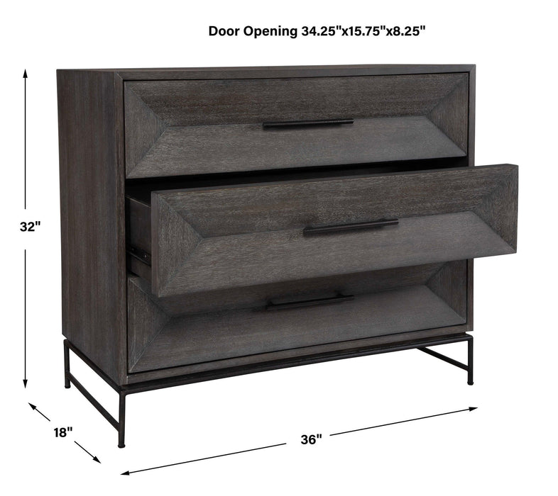 Knox - Dark Walnut Accent Chest