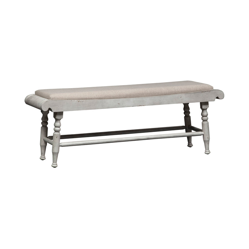 Whitney - Bench - Antique Linen / Weathered Gray
