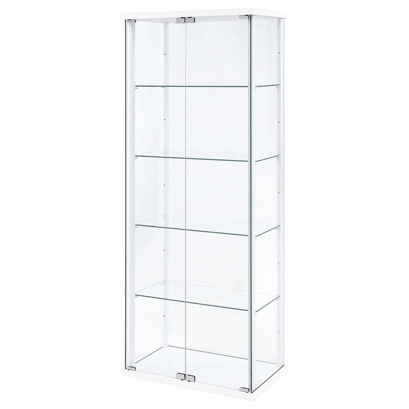 Hyacinth - 4 Shelf Curio Cabinet