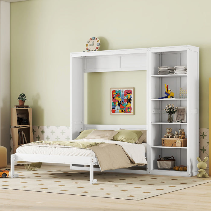 Murphy Wall Bed With Shelves