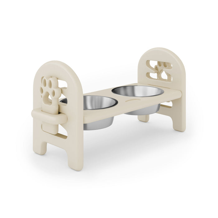 Adjustable Pet Bowl Travel Ready HDPE Durable Poly Lumber Recycled