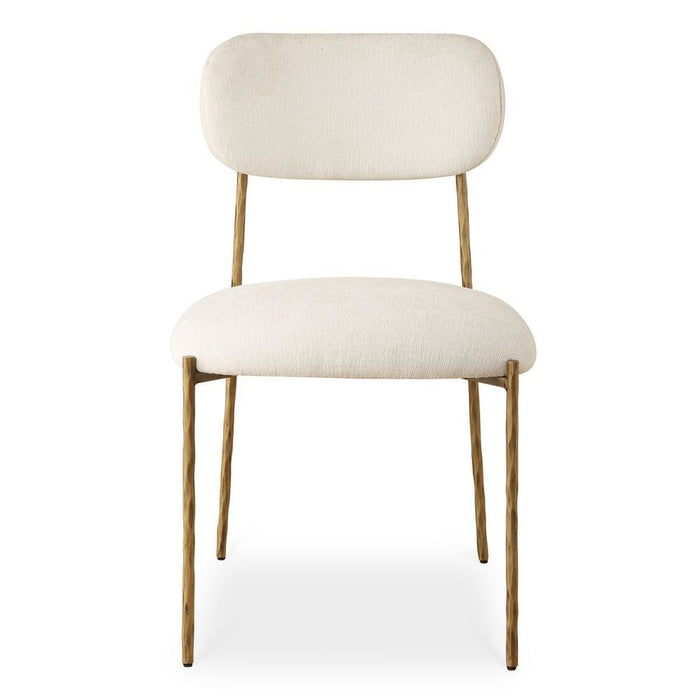 Capture - Dining Chair (Set of 2) - Gold / White