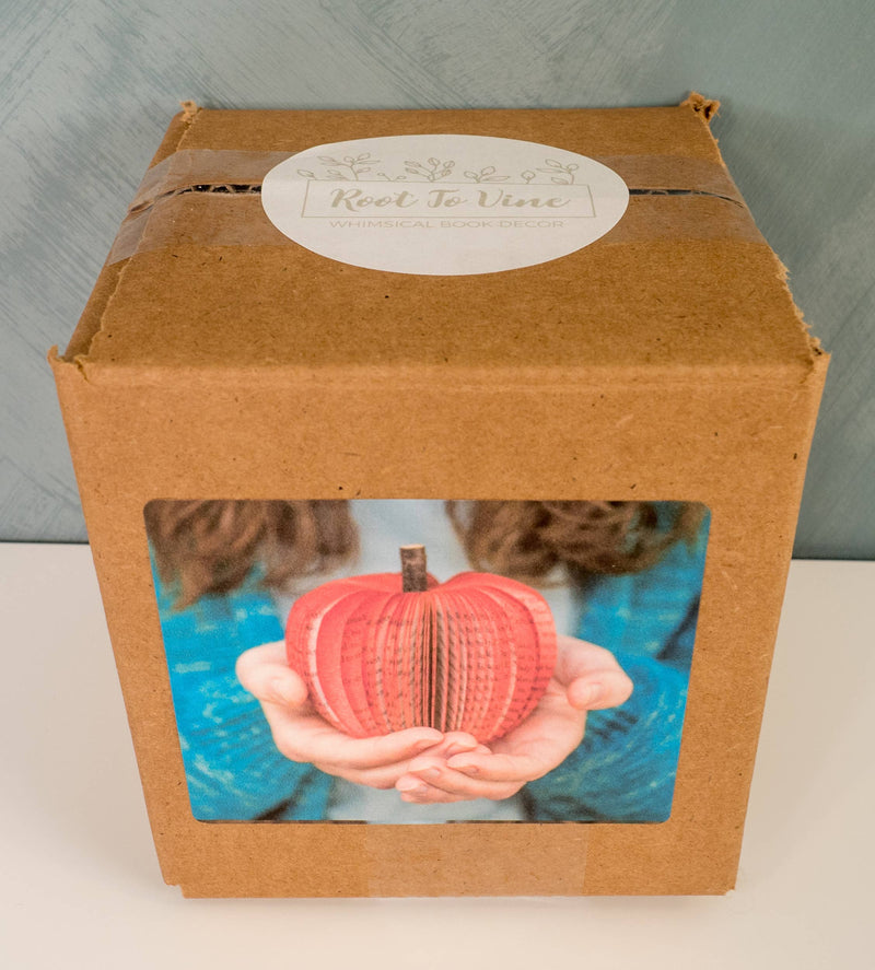 Book Apple Red-Teacher and Book Lover Gift-Paper Anniversary