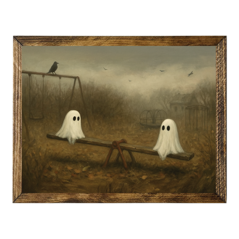 THE WANDERING GHOSTS SERIES-Playground Phantoms Seesaw