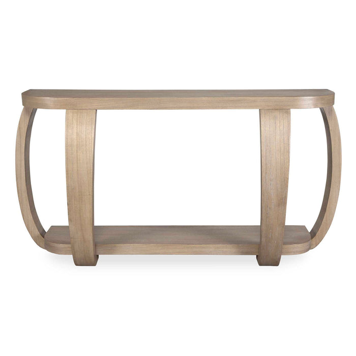 Adona - Wood Console Table - Light Brown