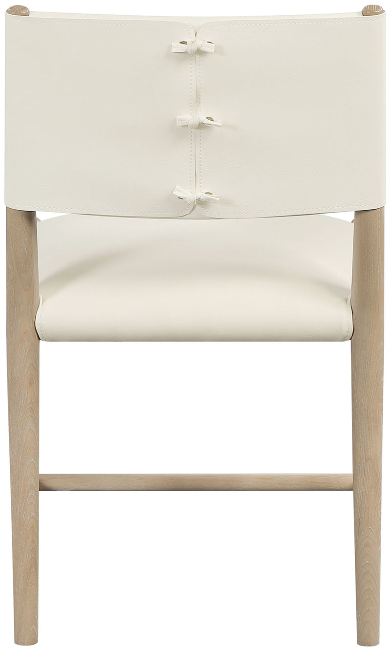 Andie - Vegan Leather Upholstered Dining Chair (Set of 2) - Natural Base
