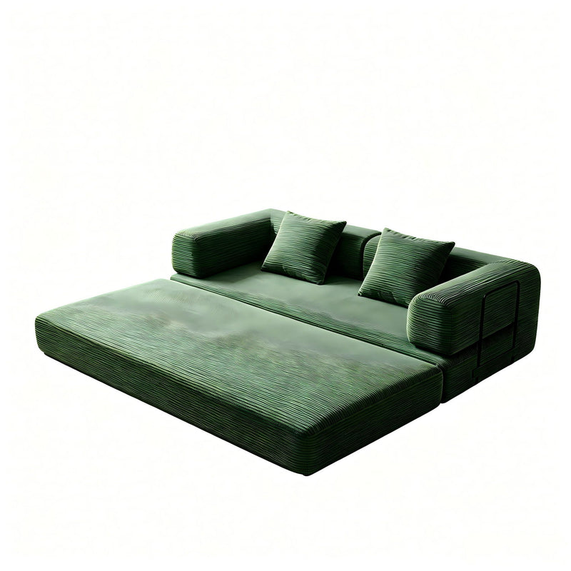 Convertible Sofa Bed With Removable Pillows