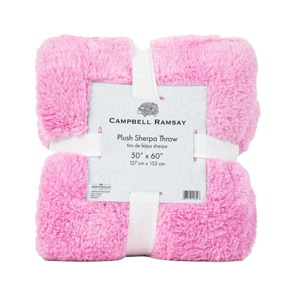 Plush Sherpa Throw Blanket | 50x60