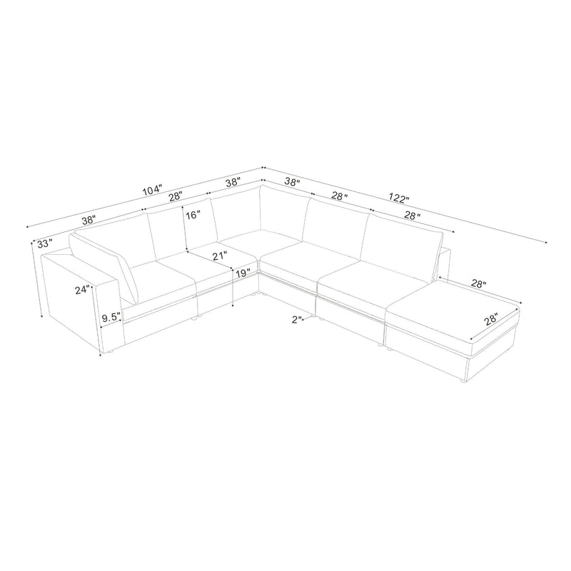 Reversible Modular Sectional