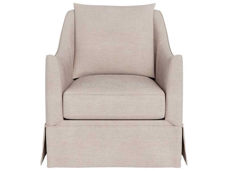 Portia - Skirted Swivel Glider, Special Order - Beige