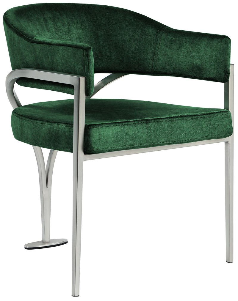 Madelyn - Dining Chair (Set of 2) - Brushed Chrome