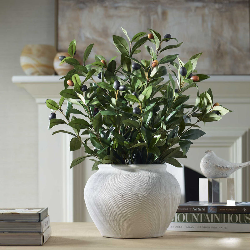 Elena Olive - Centerpiece - White
